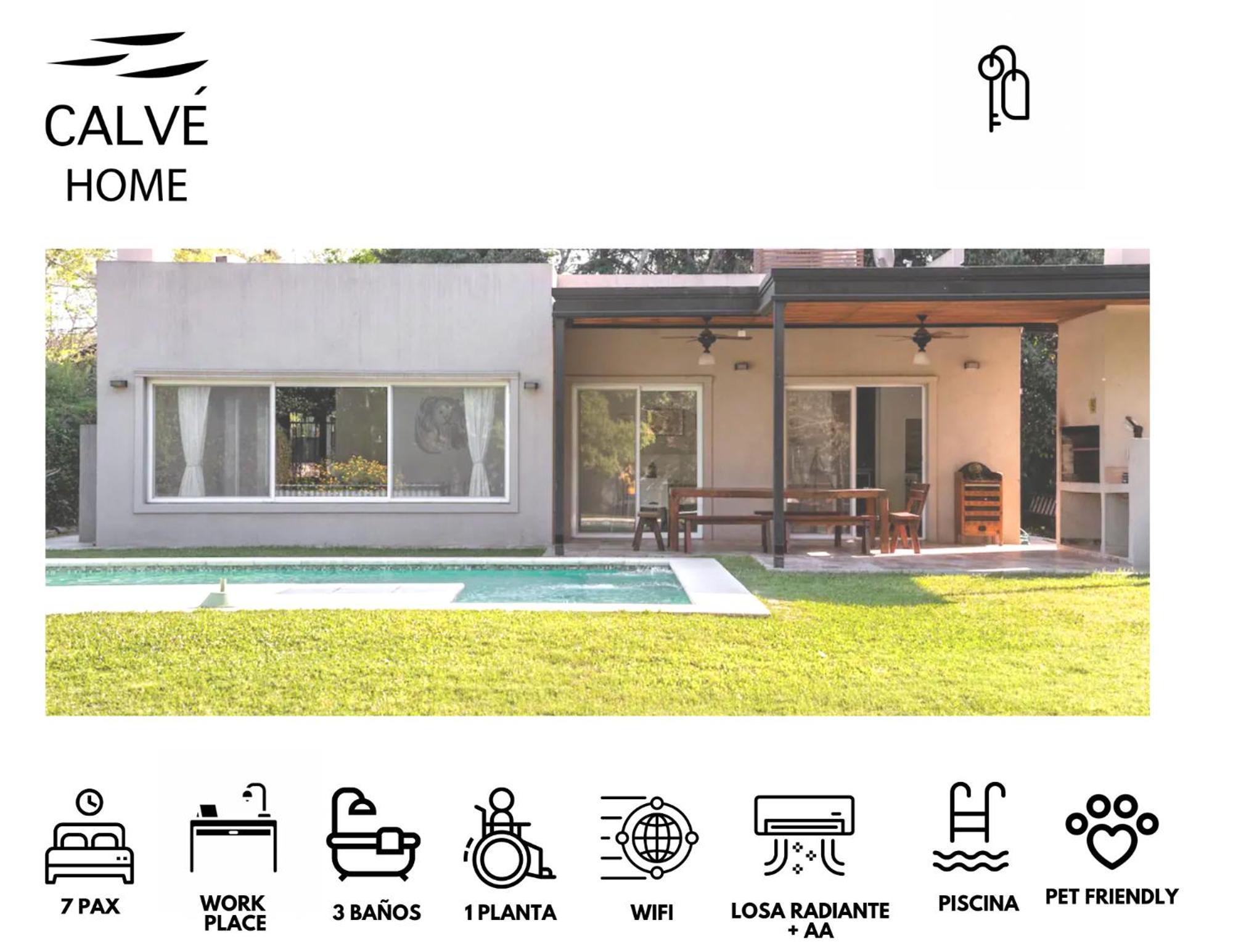 Holiday home Divina Casa Con Parque Y Piscina Climatizada En Mini Barrio Cerrado